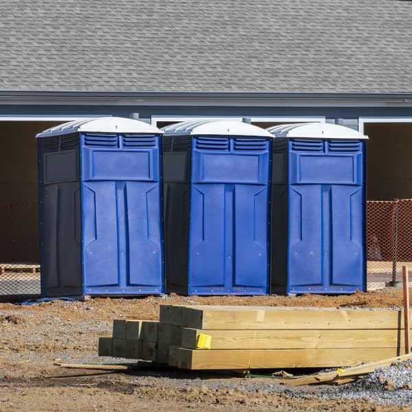 do you offer hand sanitizer dispensers inside the portable restrooms in Masontown